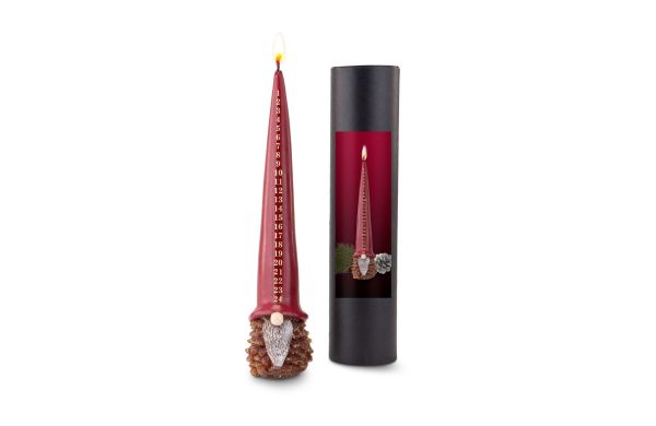 Geschenkset: Adventskalenderkerze