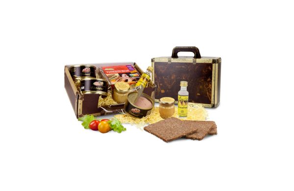 Geschenkset / Präsenteset: Gefüllter Reisekoffer
