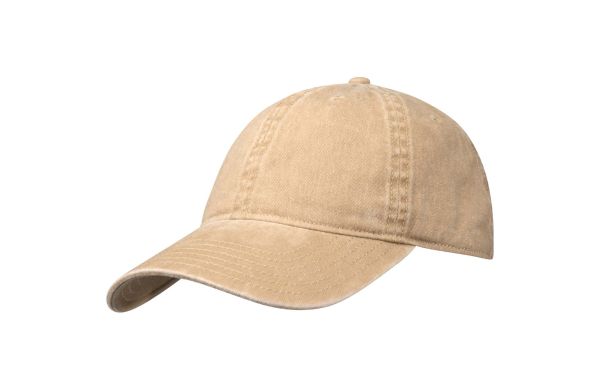 Grafton Kappe mit 6 Segmenten washed, oatmeal