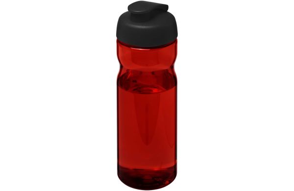H2O Active® Eco POP Base 650 ml Sportflasche mit Klappdeckel, rot