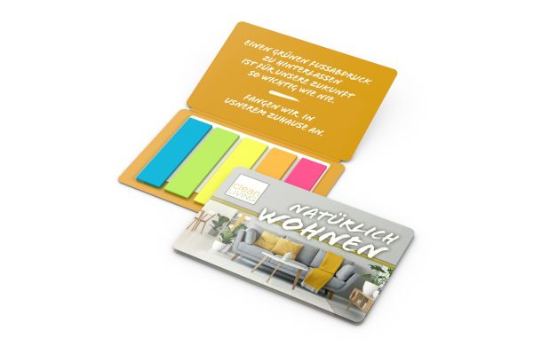 Haftmarker-Set Multi-Card Umschlag mikroperforiert - Papiermarker
