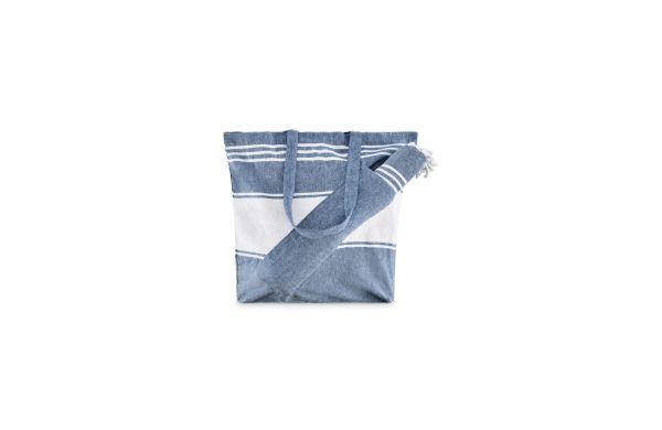 HUMMUM Hamamtuch-Set, blau