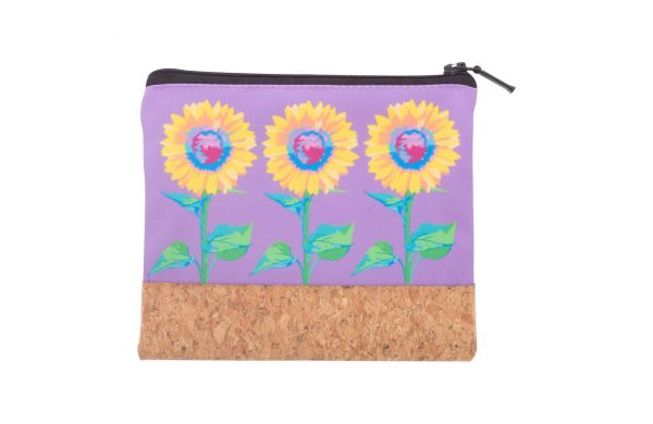 Individuelle Kosmetiktasche CreaBeauty Cork S, schwarz/natur