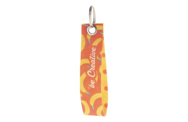 Individueller Schlüsselanhänger CreaFelt Key B, weiss
