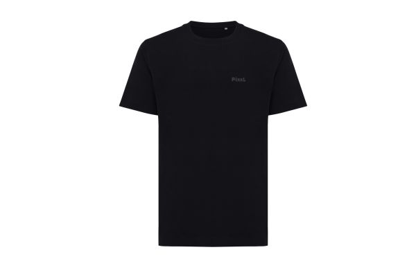 Iqoniq Kakadu relaxed T-Shirt aus recycelter Baumwolle, schwarz, L