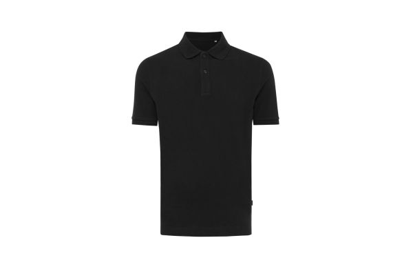 Iqoniq Yosemite Piqué-Poloshirt aus recycelter Baumwolle/schwarz/4XL