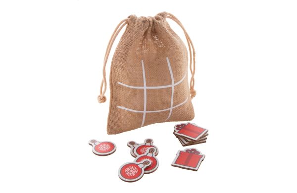 Juxo Weihnachtliches Tic-Tac-Toe, natur, Geschenk