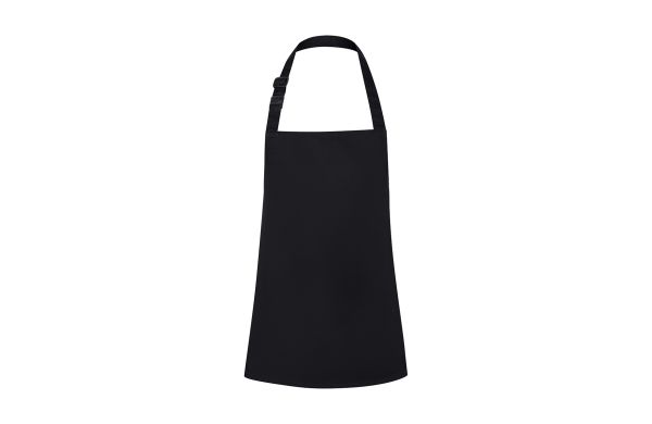 Kinderlatzschürze Basic mit Schnalle BLS 10 schwarz M