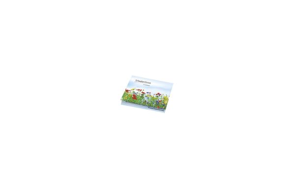Klappkärtchen Blumenstrauß, 90 x 60 mm, Blumenmischung