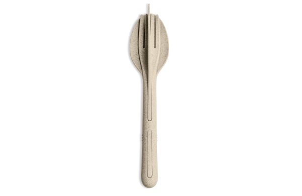 KLIKK Besteck-Set 3-teilig, nature desert sand