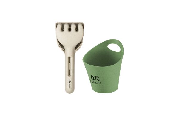 KLIKK SAND READY BEACH Sandwerkzeug Set 3-teilig + Utensilo