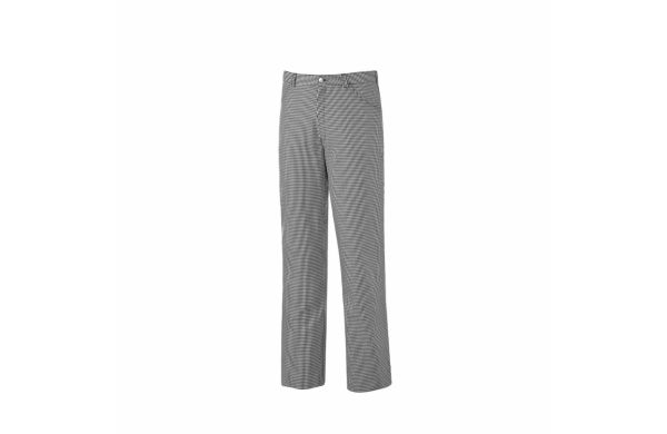 Kochjeans 1643-801 schwarz-weiss Pepita XS