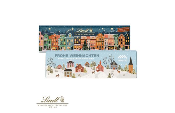 Lindt Schokoladentafel "Frohe Weihnachten", 300 g