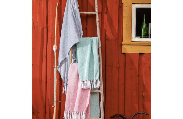 Lord Nelson Hamam-Handtuch Recycelt 150x90 cm, hellblau