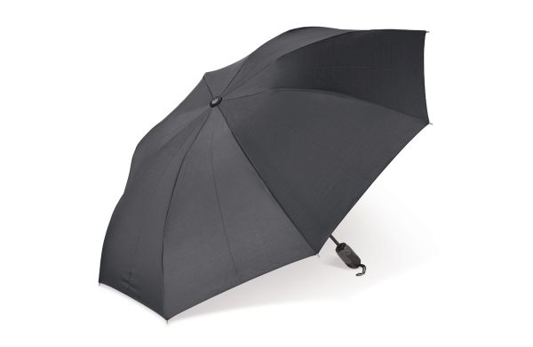 Luxuriöser 23” Wende-Regenschirm mit automatischer Öffnung und Schließung, schwarz