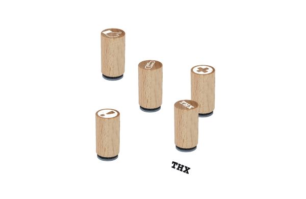 Mini Stempel Woodies
