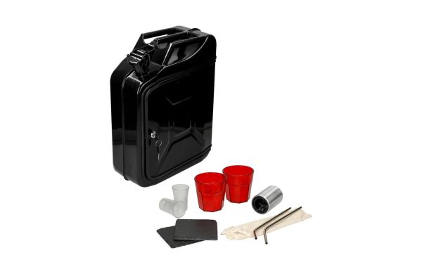 Minibar "Canister", Set 2, schwarz