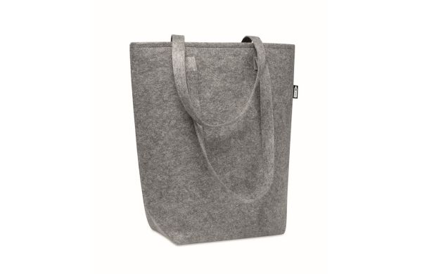 TASLO Shopping Tasche RPET-Filz - grau