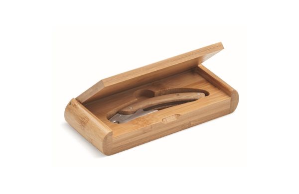 SONO Kellnermesser Bambus - holzfarben