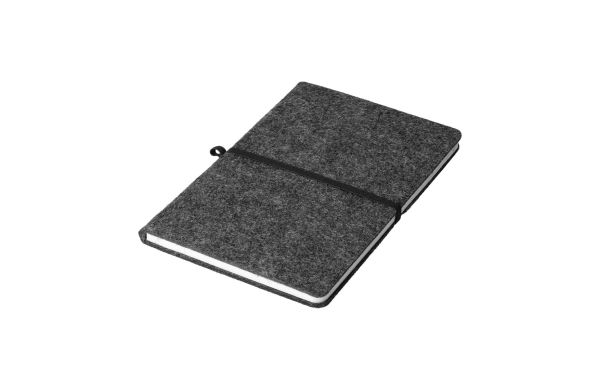 Modernes Notizbuch "Filz", grau