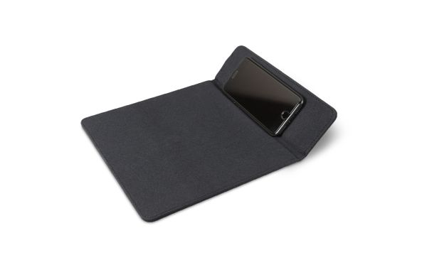 Mousepad inkl. kabelloser Ladestation  5W , schwarz