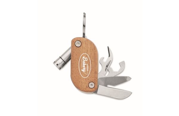 Multi-Tool-Taschenmesser - holzfarben