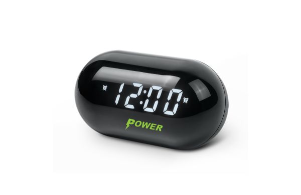 Muse Dual Alarm Clockradio, schwarz