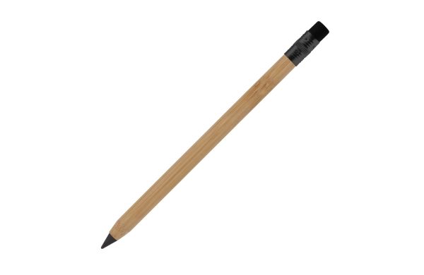 Nachhaltiger, langlebiger Bleistift mit Radiergummi, holz