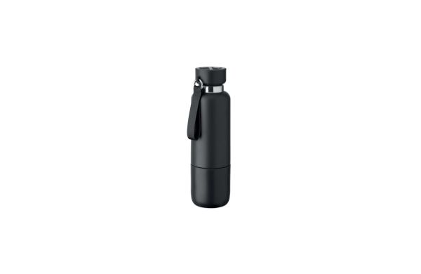 NOEKA Doppelwandige Flasche 500ml, schwarz