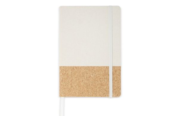Notizbuch Baumwolle & Kork A5, natur