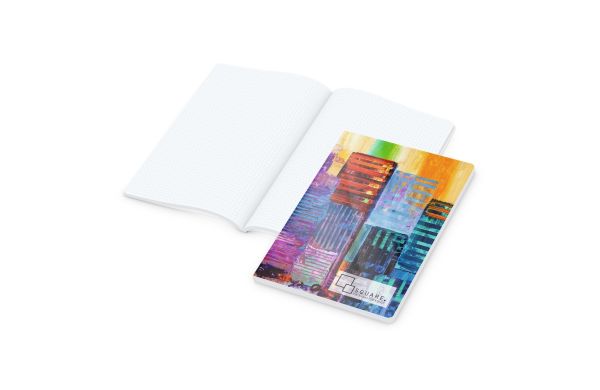 Notizbuch Flexx-Book Umfang groß Karton-Softcover - gepunktet, Karton matt