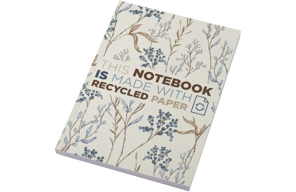 Novella Austen A5 Softcover Notizbuch aus Recyclingmaterial – 100 Blatt, elfenbeinweiß