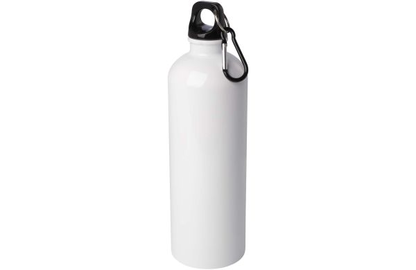 Oregon 750 ml RCS-zertifizierte, einwandige Trinkflasche aus Edelstahl mit Karabinerhaken, weiss