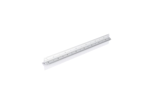 Aluminiumlineal 30 cm/silber