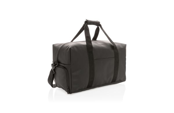Schicke PU Wochenendtasche/schwarz