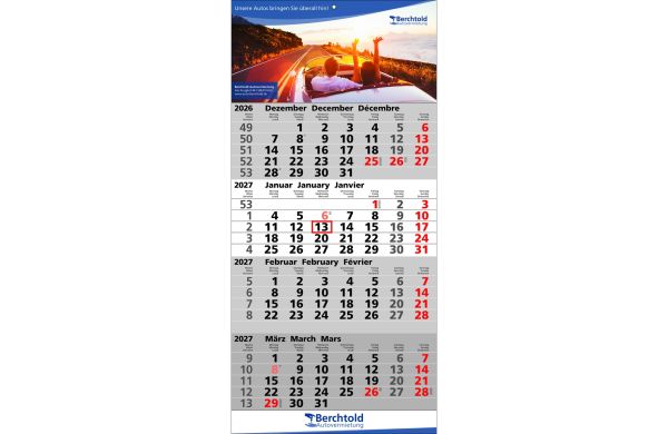 Wandkalender Quattro