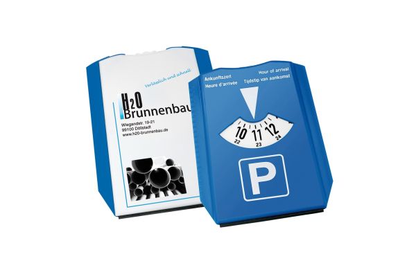 Parkscheibe Alpha_ blau_ blau