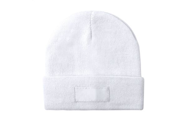 Pronsen Wintermütze, weiss