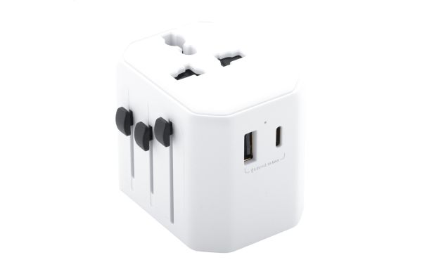 Reiseadapter Jetsetter, weiss