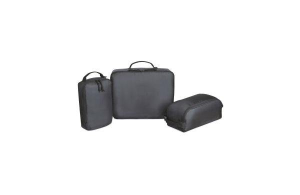 renew aware rpet 3-teiliges packing-cube-set schwarz