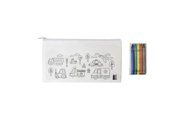 RPET Stiftetasche zum Bemalen Gocolo