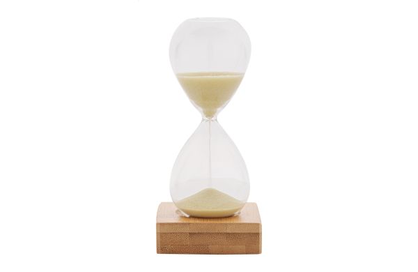 Sanduhr Chronos, weiss