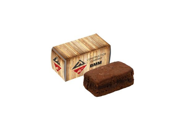 Schachtel mit Milka Brownie, Weiß