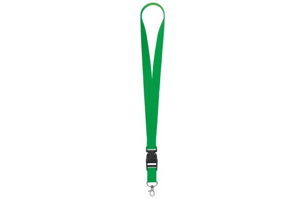 SchlüB-Lanyard Standard mit Schnappverschluss_ 25 mm_ blau