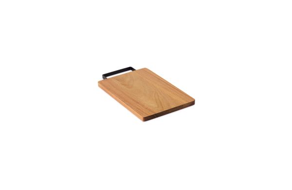Schneidebrett Akazienholz mit Griffz, Holz