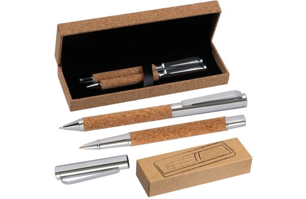 Schreibset Kork - braun