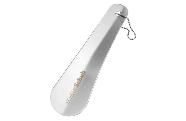 Schuhlöffel Edelstahl_ kurz_ silber