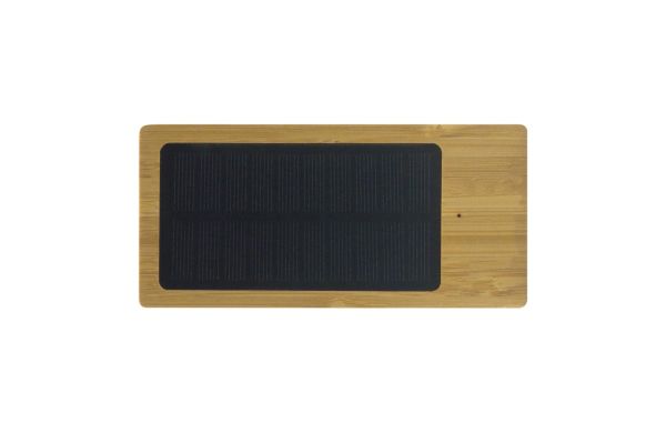 Solar Powerbank Bambus 8.000mAh, holz