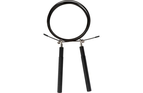 Springseil mit Metallgriffen - schwarz