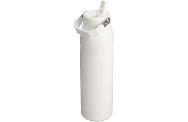 Stanley IceFlow™ 2.0 1060 ml Flasche mit Flip-Trinkhalm, weiß gefrosted